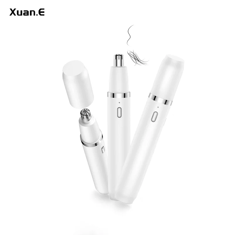 Factory Wholesale Electric Face Nose Ear Body Hair Cutting hair trimmer set with light & usb