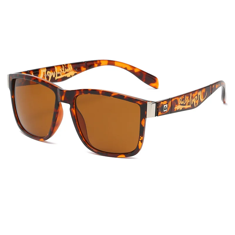 2022 Popular Luxury Texture Printed Sunglasses Square Unisex Model Street Shot Sunglasses