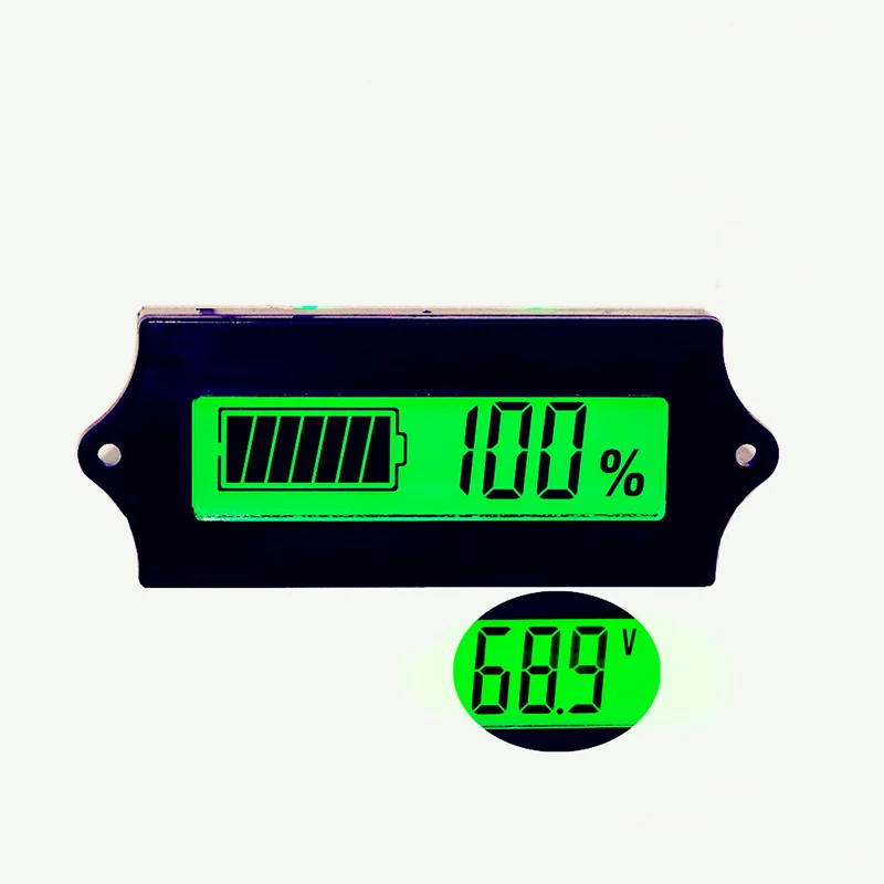  JS-C31 8-70V LCD индикатор емкости батареи с переключателем для свинцово-кислотной литиевой ЖК-дисплей