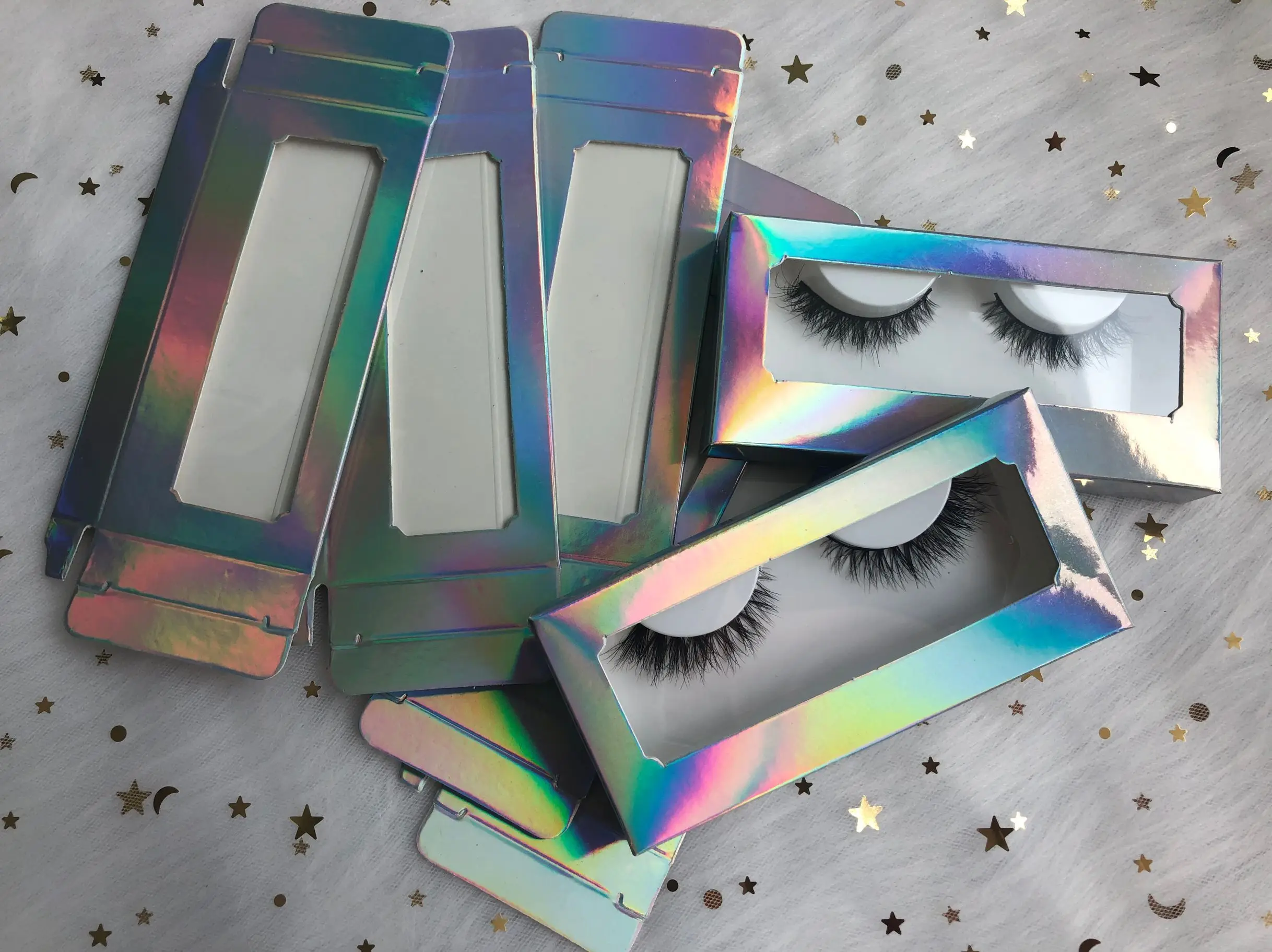 New Arrival Maynice Weekly Discount 1$ Free Box 3D False Eyelash Bulk Natural Individual Wispy 5D Mink Strip Lashes