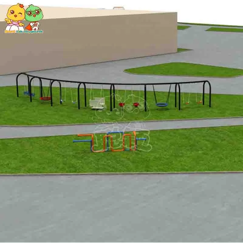 kids playground outdoor equipment play set swing set for children