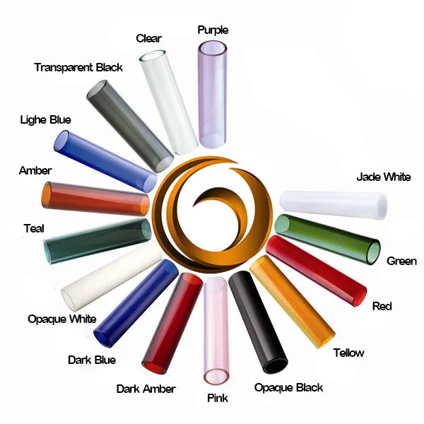 color glass tube