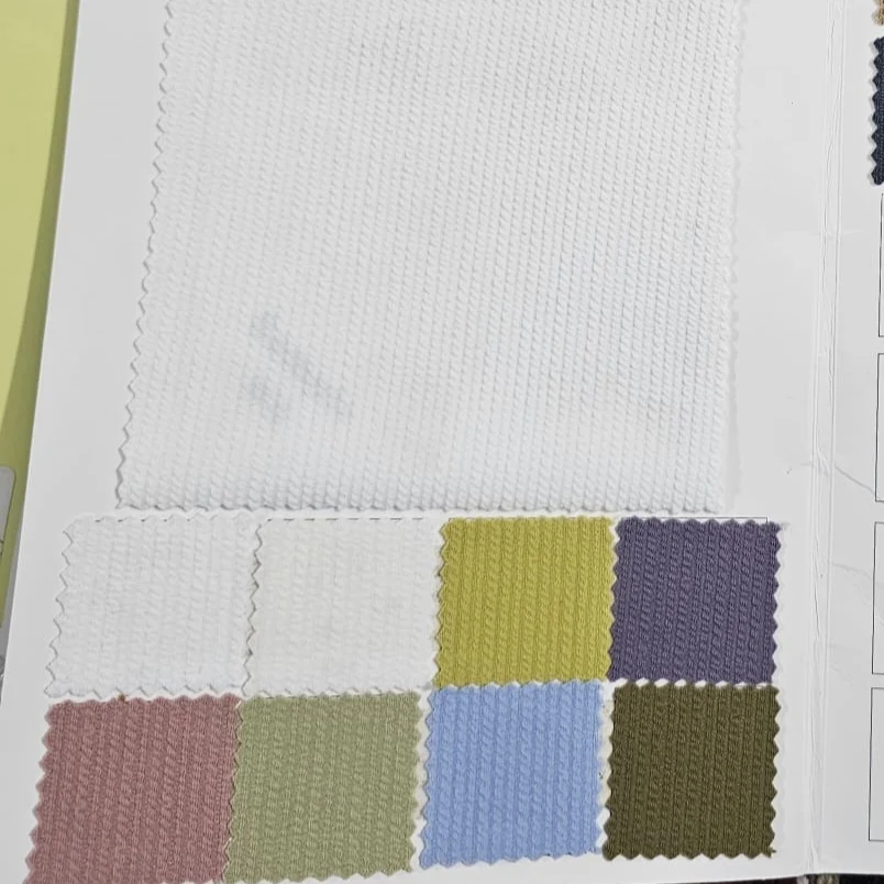 93% polyester 7% spandex 4 way stretch jacquard jersey thermal sweater fabric