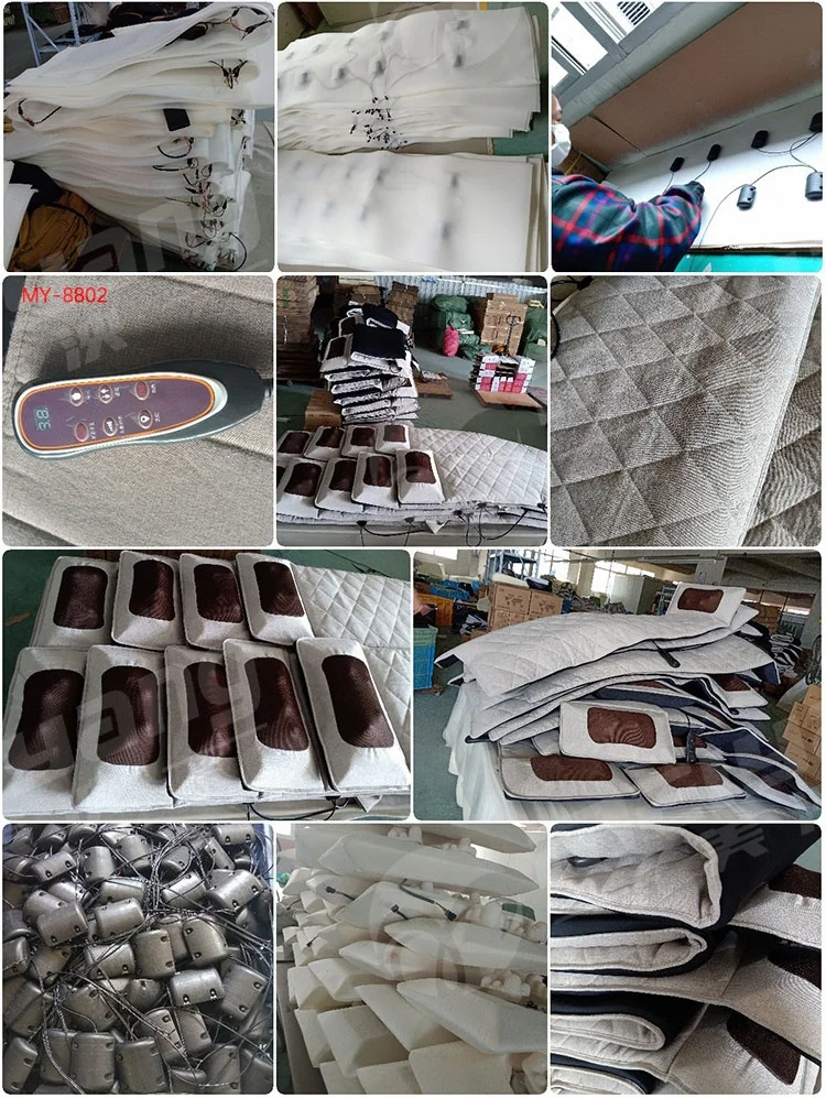 
Meiyang electric full body vibration massage mattress with pillow for bed 