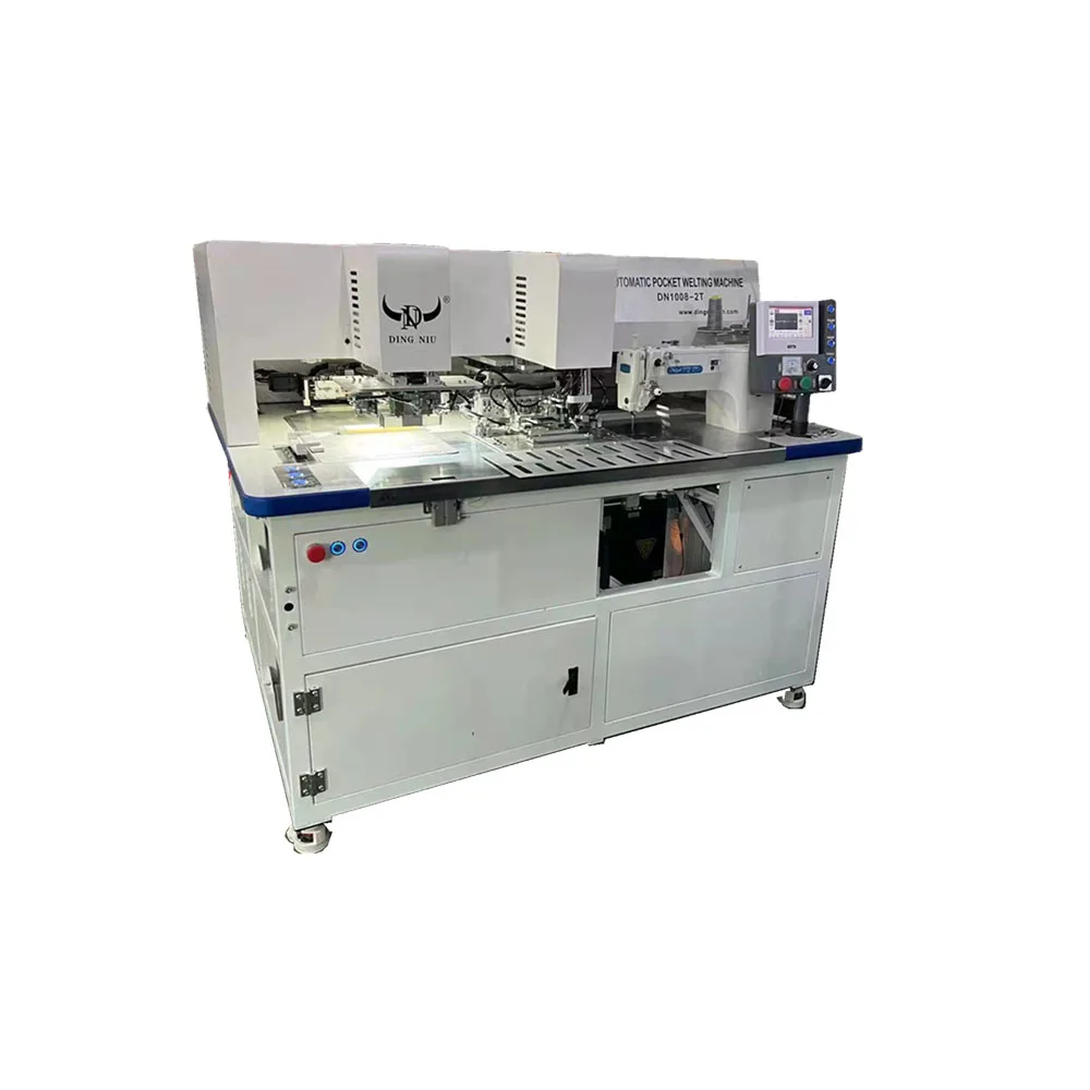 Zipper Pocket Open Pattern Design Machine Pocket Welting Machine with servo motor in high efficiency