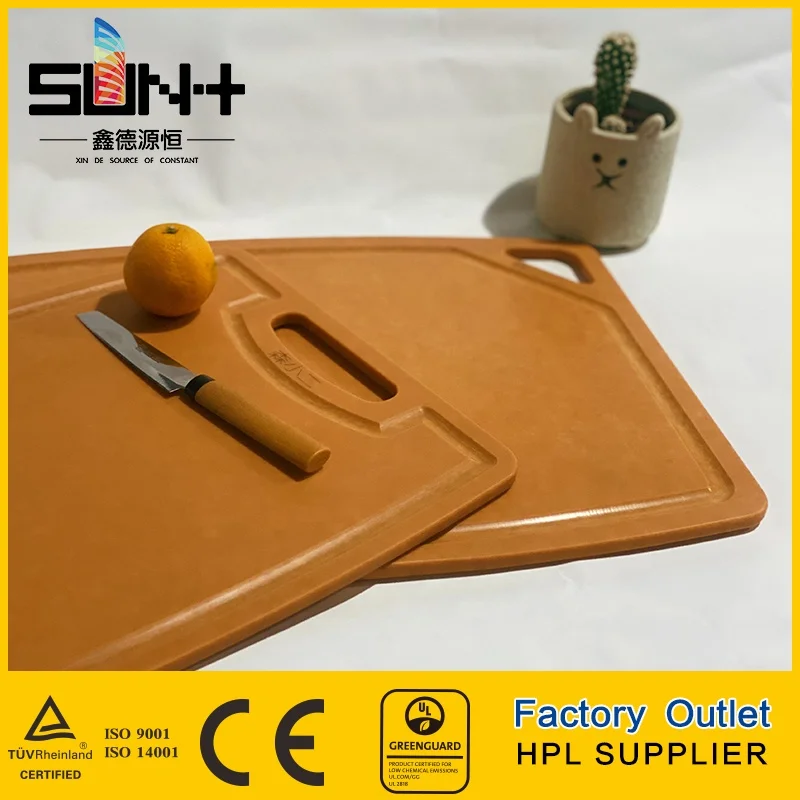Высококачественный ламинат Антибактериальная разделочная доска HPL китайского производства