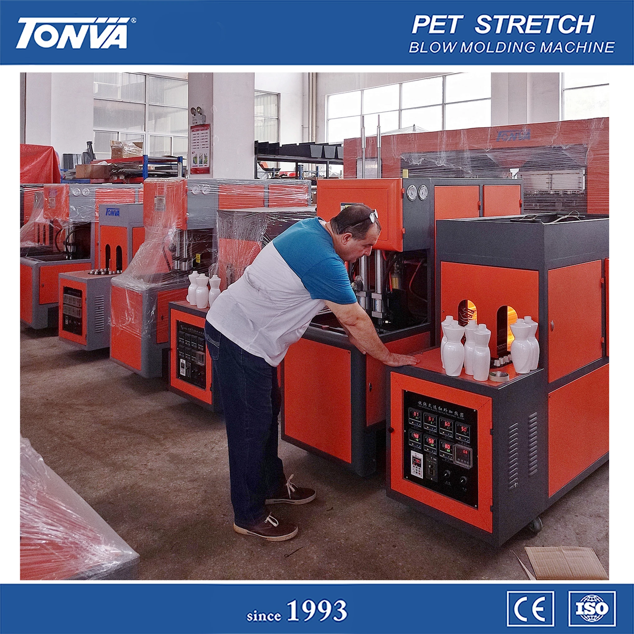 5 gallon semi automatic water bottle making/blow molding machine cheap price