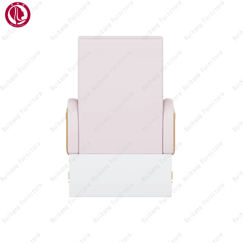 Luxury Nail Equipment Salon Furniture Manicure Reclining Medical Foot Spa Electric Salon Pedicur Massage Chair With Led Lighting