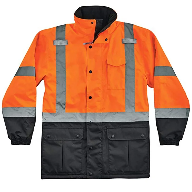 
Customization Reflective Waterproof Hi Vis Jacket Workwear Custom Workwear Jacket 