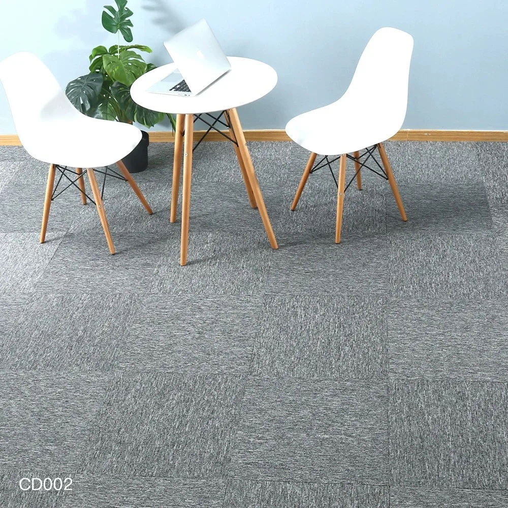 Affordable  China Floor Removable Office 50*50 Square Carpet Tiles Eco-friendly carpet