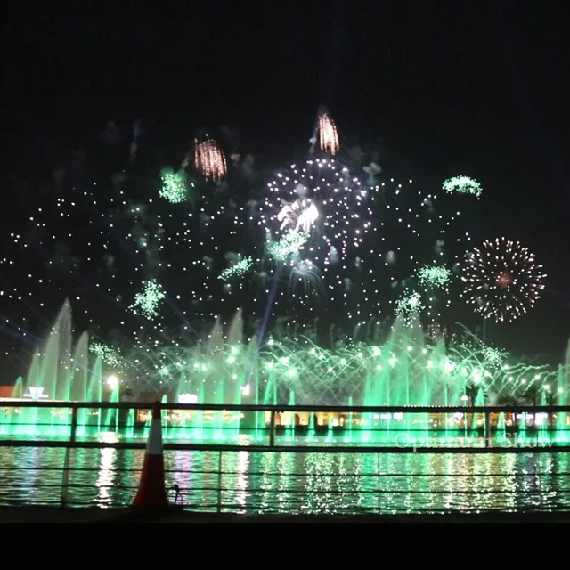 
Arabic Style LED Fountain Lights Decorative Water Fountains Musical Dancing In Riyadh, Saudi Arabia 