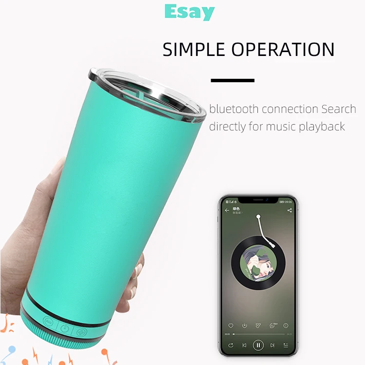  Умная чашка для воды может быть подключена к вакууму Bluetooth с двойной стенкой и теплоизоляцией корпуса из нержавеющей стали
