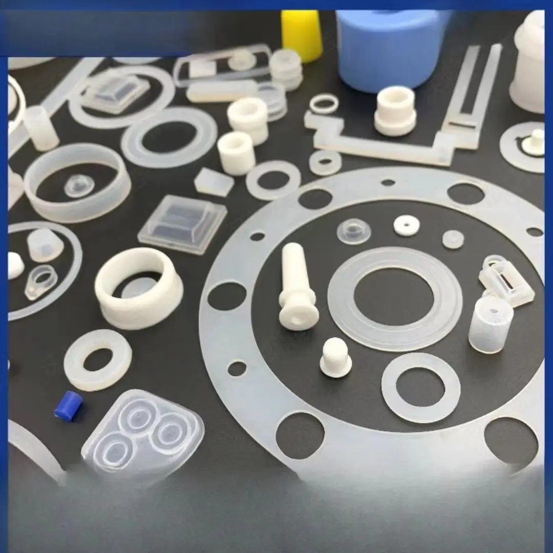 Processing custom transparent heat resistant elastic round food grade gasket O-ring silicone sealing ring