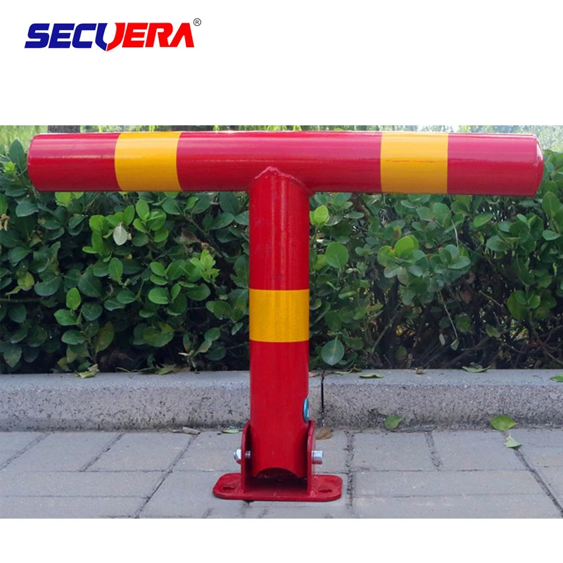 Durable And Portable Steel Manual Car Parking Space Lock, Folding Safety Parking Barrier
