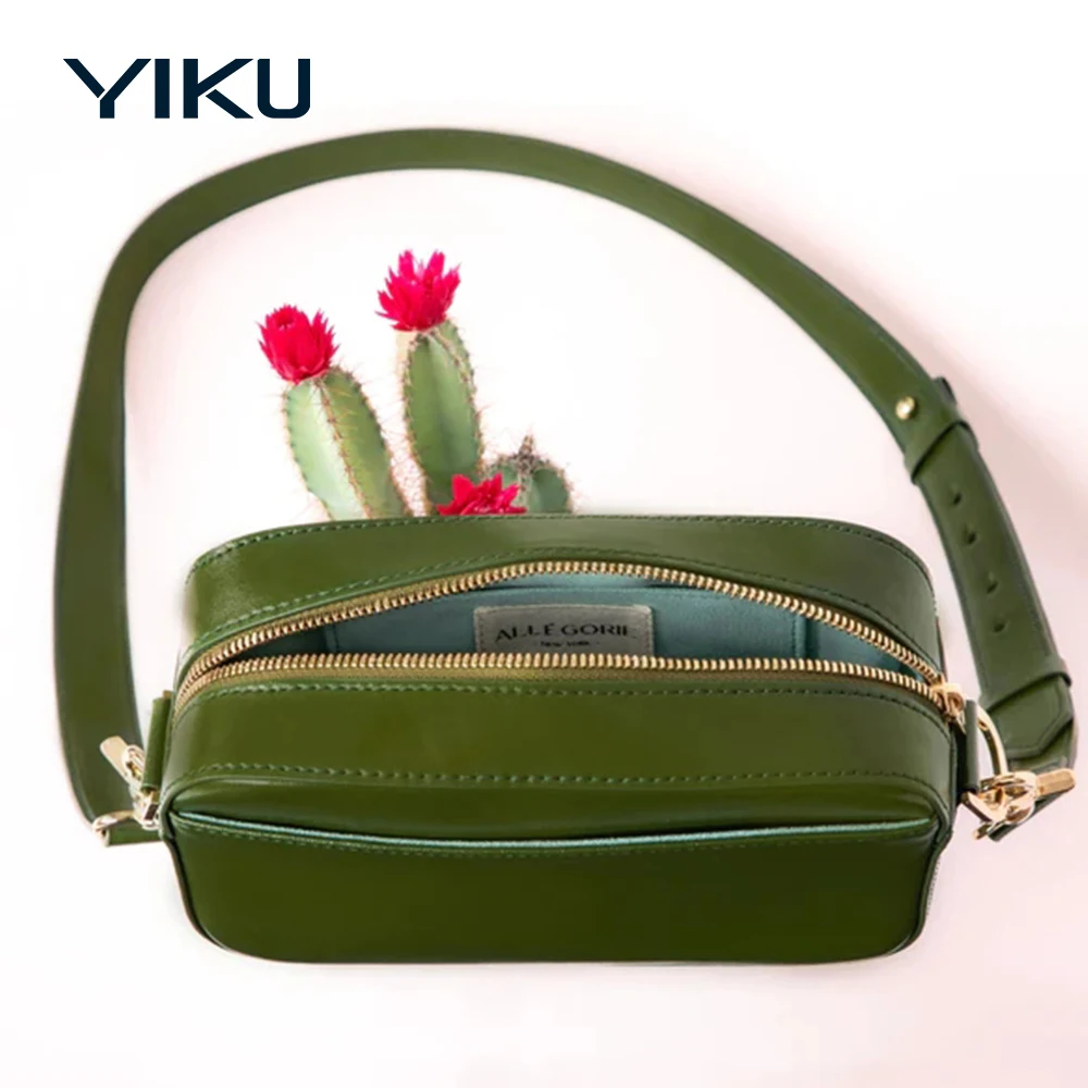 Custom Vegan leather Cactus leather shoulder cross body fashion ladies bag for woman