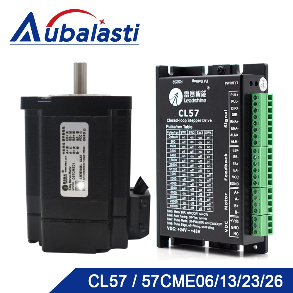  Leadshine NEMA23 2 Фаза 57CME серии 0.6N.M 1.3N.M 1.2N.M 2.1N.M 2.3N.M 2.6N.M + CL57 замкнутый контур шаговый двигатель и
