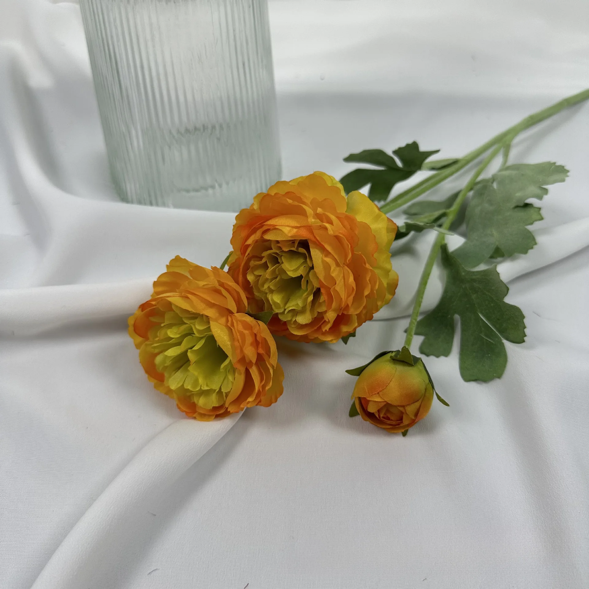 Wedding flower decoration Bouquet Home Garden decoration Home decoration placement Artificial rose Silk flower leaves Rose