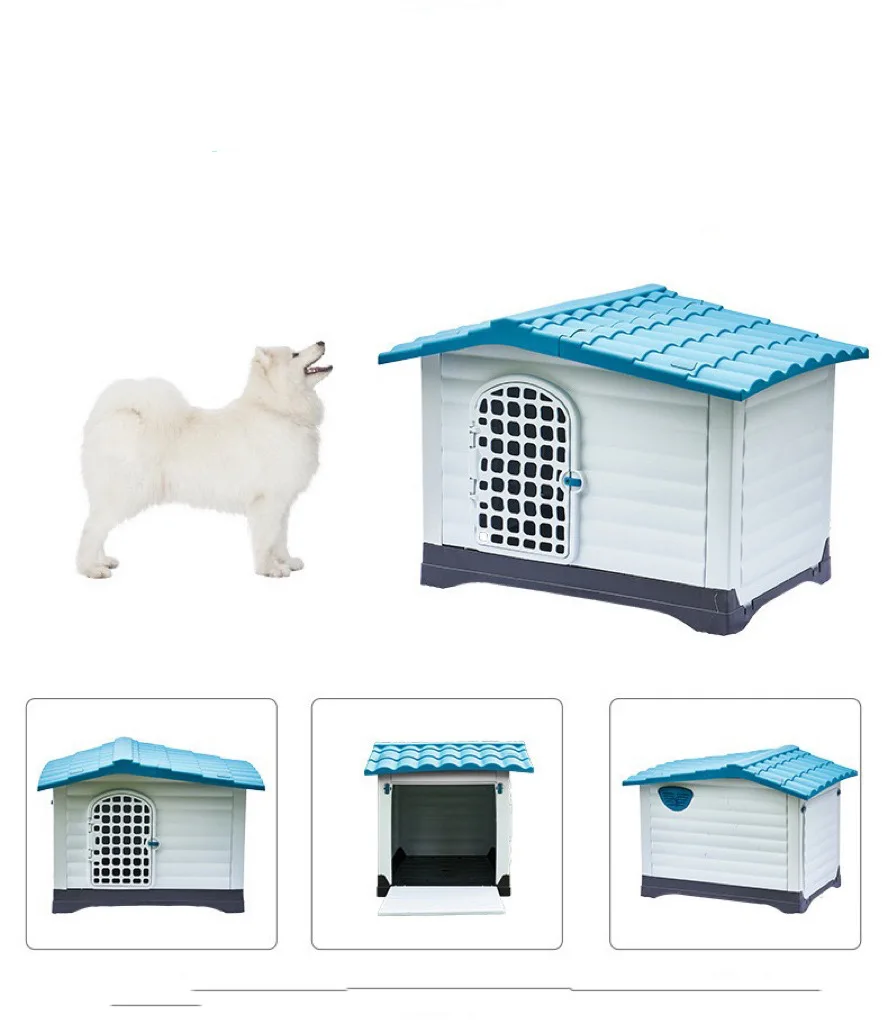 Cages Cage, Carrier & House Type and Dogs Application plastic dog kennel  / dog house