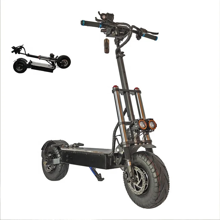 
2021 Amazon Hot Selling CE certification 13inch Dual Motor fat tyre E Scooter For Adults 