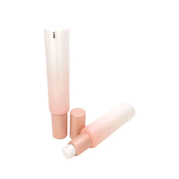 
eye screen printing hot stamping surface pe foam tube plastic empty aluminum cream tube hand and foot whitening cream tube 