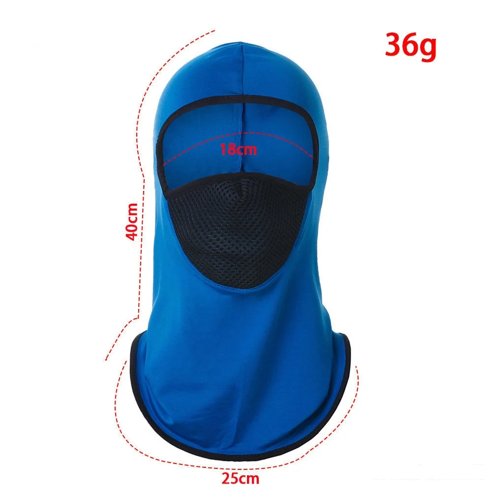 HZM-60743 Winter Balaclava Ski Face Mask UV Protector Breathable Long Neck Cover for Outdoor Ski Activities