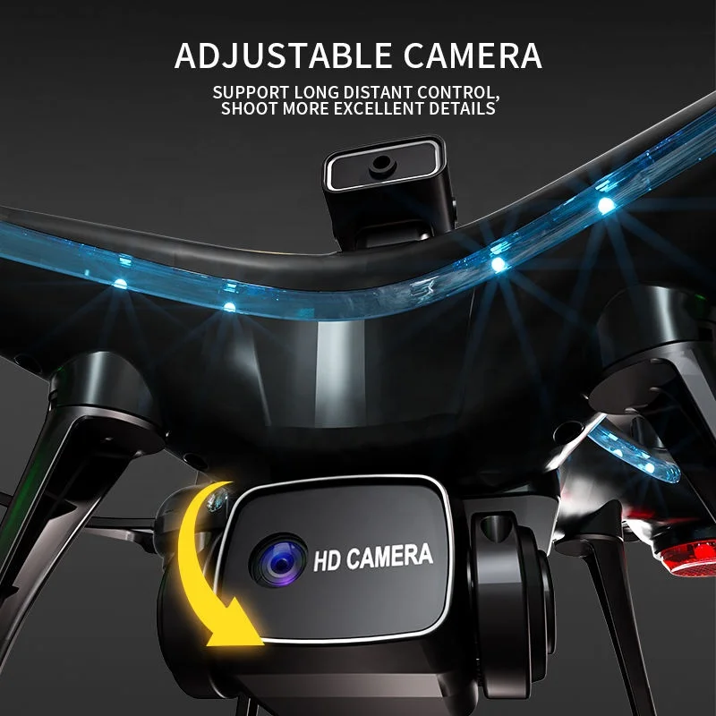 AiJH Rc Drone With 4k Camera Aircraft Fixed Professional FPV Obstacle Avoidance Aircraft Dual Rc Drone