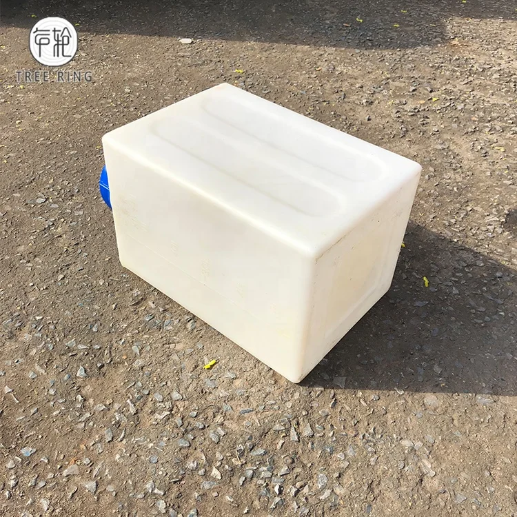 40L 60L 80L 100L 120L Rotational molding Poly Rectangular Caravan water Storage Tank With Drain for moving Car