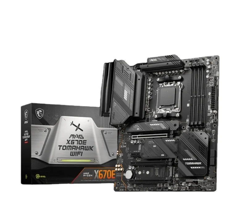 New MSI MAG X670E TOMAHAWK WIFI AM5 Socket Support AMD 8000/7000 Processor  DDR5 Gaming Motherboard X670 Mothoerbaords