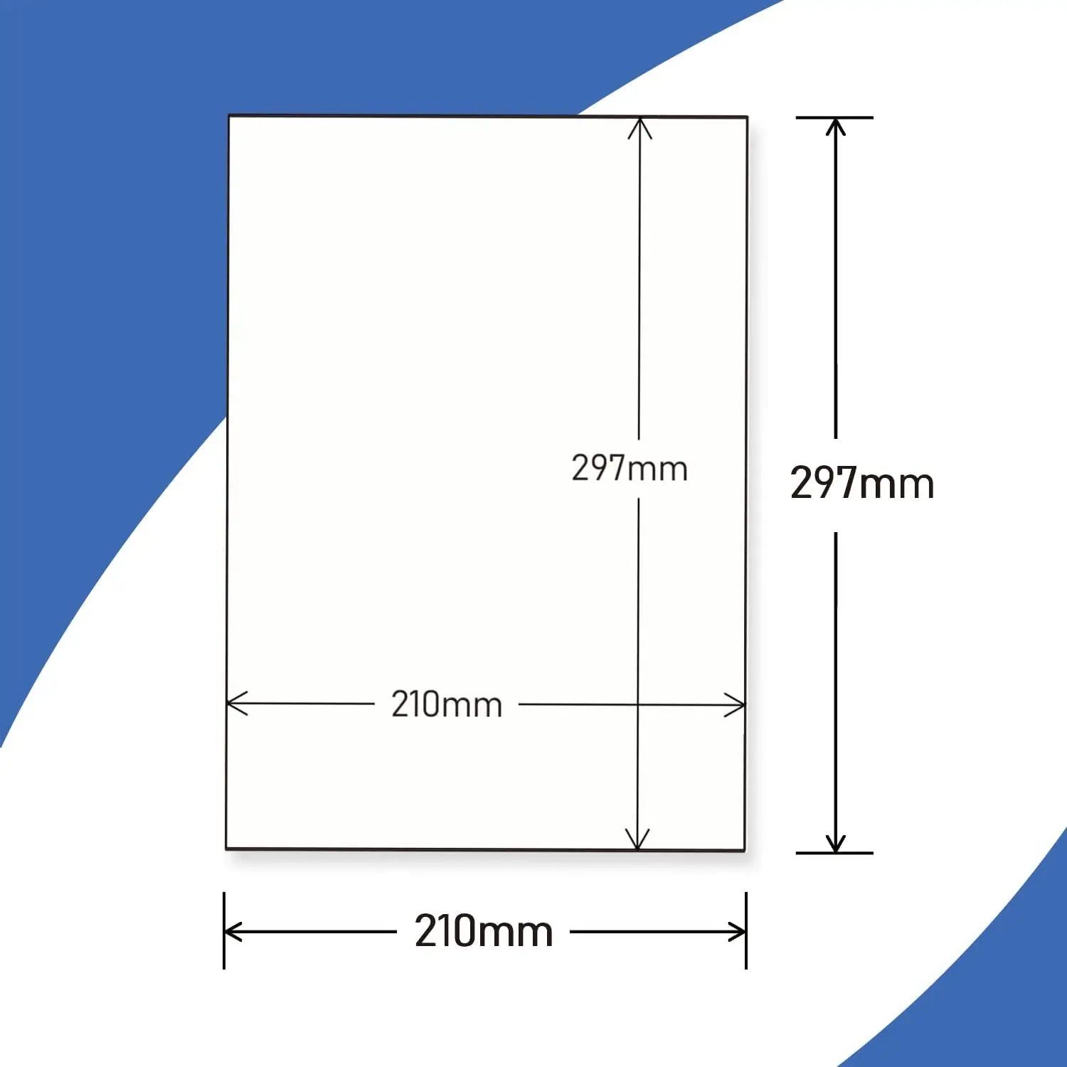 2024 Printable PP Waterproof Self-adhesive Glossy matte Decal Paper Sheet For Inkjet laser Printer A4 Vinyl Label Sticker Paper