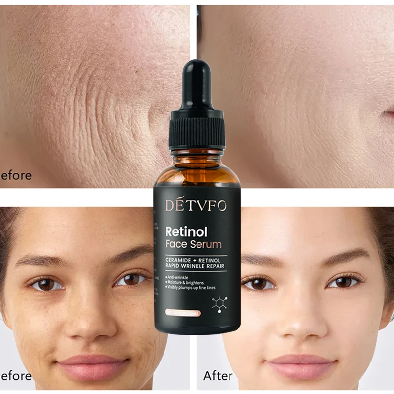 Beauty skin care pure organic vitamin C Niacinamide Hyaluronic Acid Vitamin E Facial Retinol serum for Face