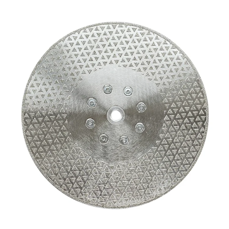 Tacar 9 Inch 230mm Dry Dual-side Diamond vanity blade Disc Granite Marble Porcelain Electroplated Saw Blade