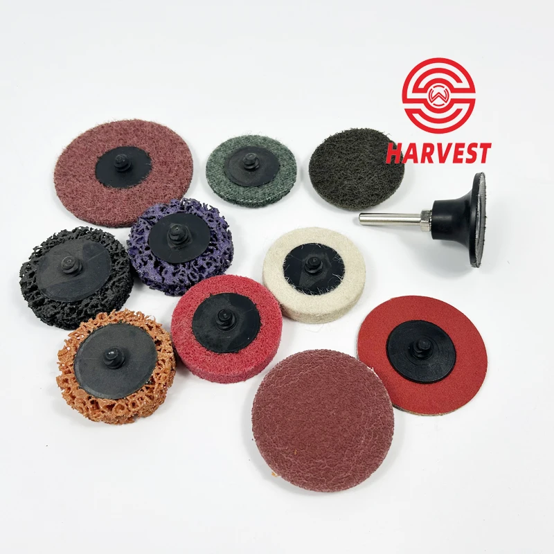 3 inch quick change disc surface conditioning polishing disc use good quality nylon  and ceramic 3M quality