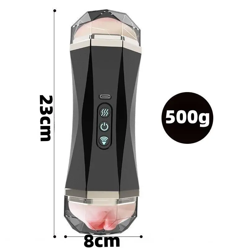 2 in 1 Automatic Male Masturbator Penis Pump Removable Male Masturbators Modes Pocket Pussy