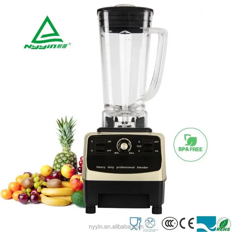 Licuadora Bpa-free ETL CETL CE ROHS LFGB DGCCRF ROHS Professional Powerful Fruit Commercial Blender Electric 1.75, 2 1500 220