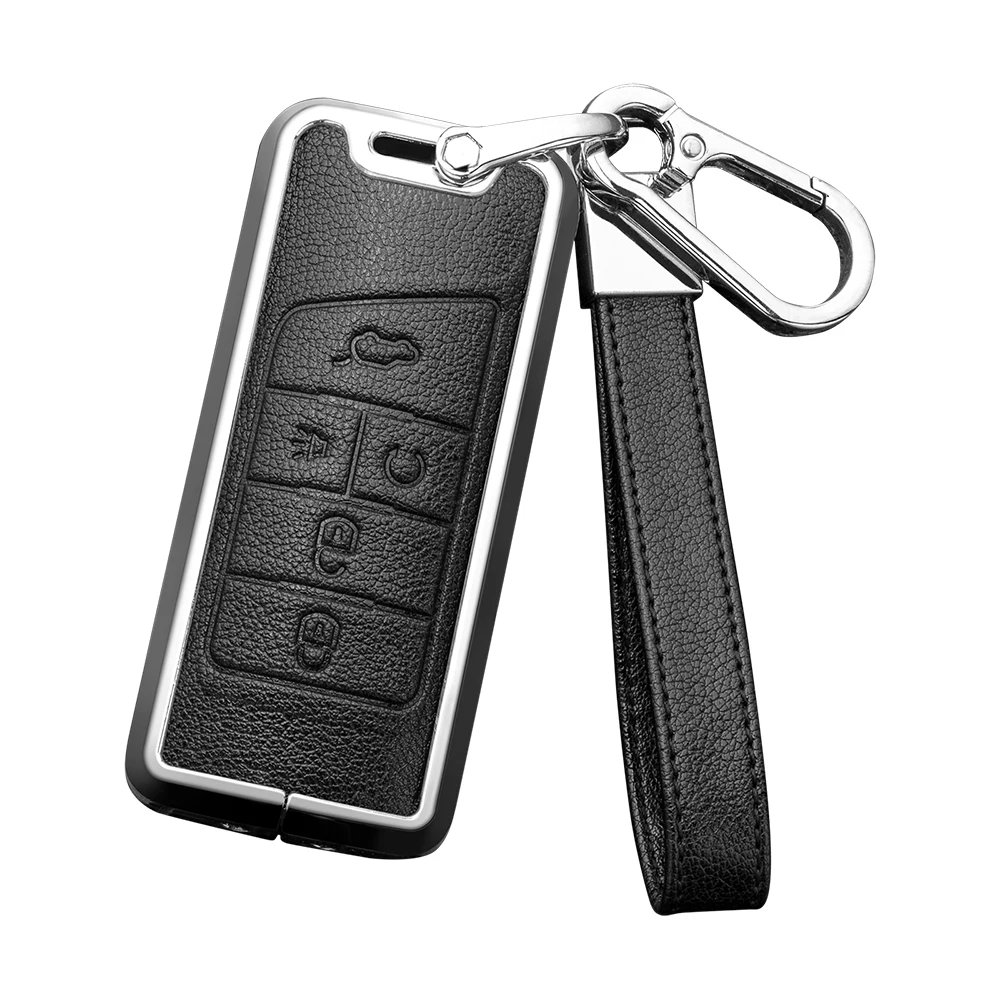 Metal Car Smart Key Case Cover For GAC MOTOR GS3 GS4 GS5 GS7 GS8 GA3 GA4 GA5 GA6 GA8 M6 M8 Remote Key Shell Fob Accessories