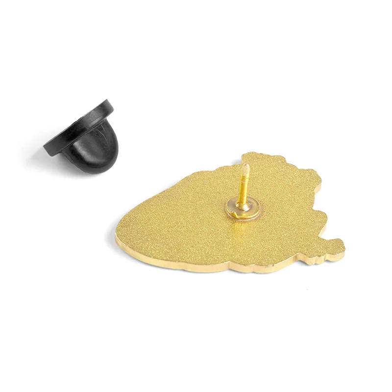 space star heart organ soft enamel lapel pin