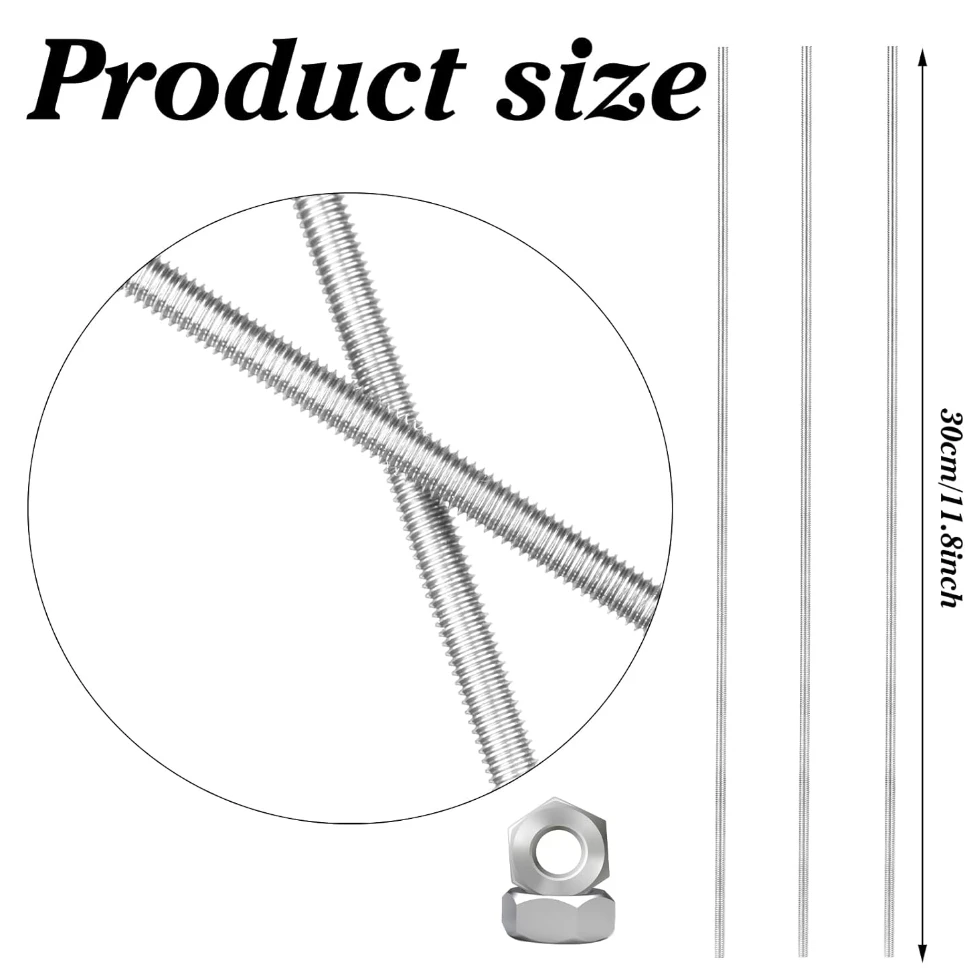M10 Spindle Custom Double End Full Concrete Formwork 12mm Stainless Steel M25 M24 China Threaded Rod