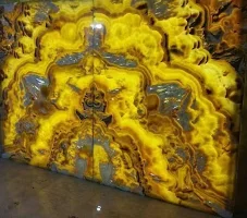 Luxurious Translucent Background onyx marble slabs Book Match onyx slab wholesale cheap price