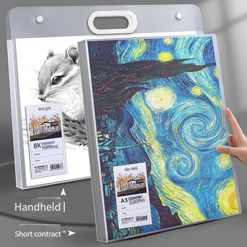 Deli 72701 Album Art Collection Book, 4K Painting Folder