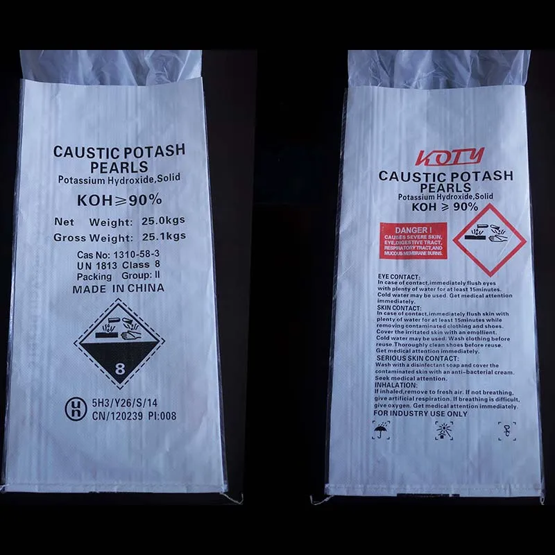 Potassium Hydroxide Flake 25kg Bag KOH