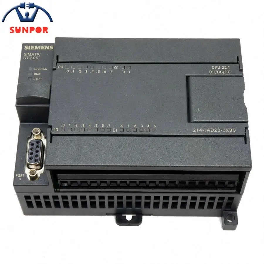 Original 6ES7214-1AD23-0XB0 SIMATIC S7-200 CPU 224 Compact Unit DC Power Supply 14 DI DC/10 DO DC