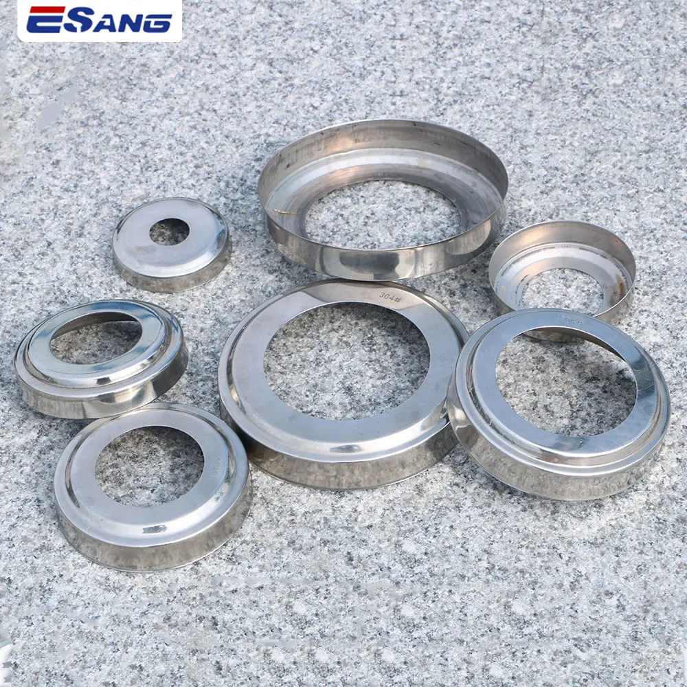 ESANG Handrail Pipe Base Cover Fittings Railing Decorative 304 316 Stainless Steel Base Cover Flange Cover