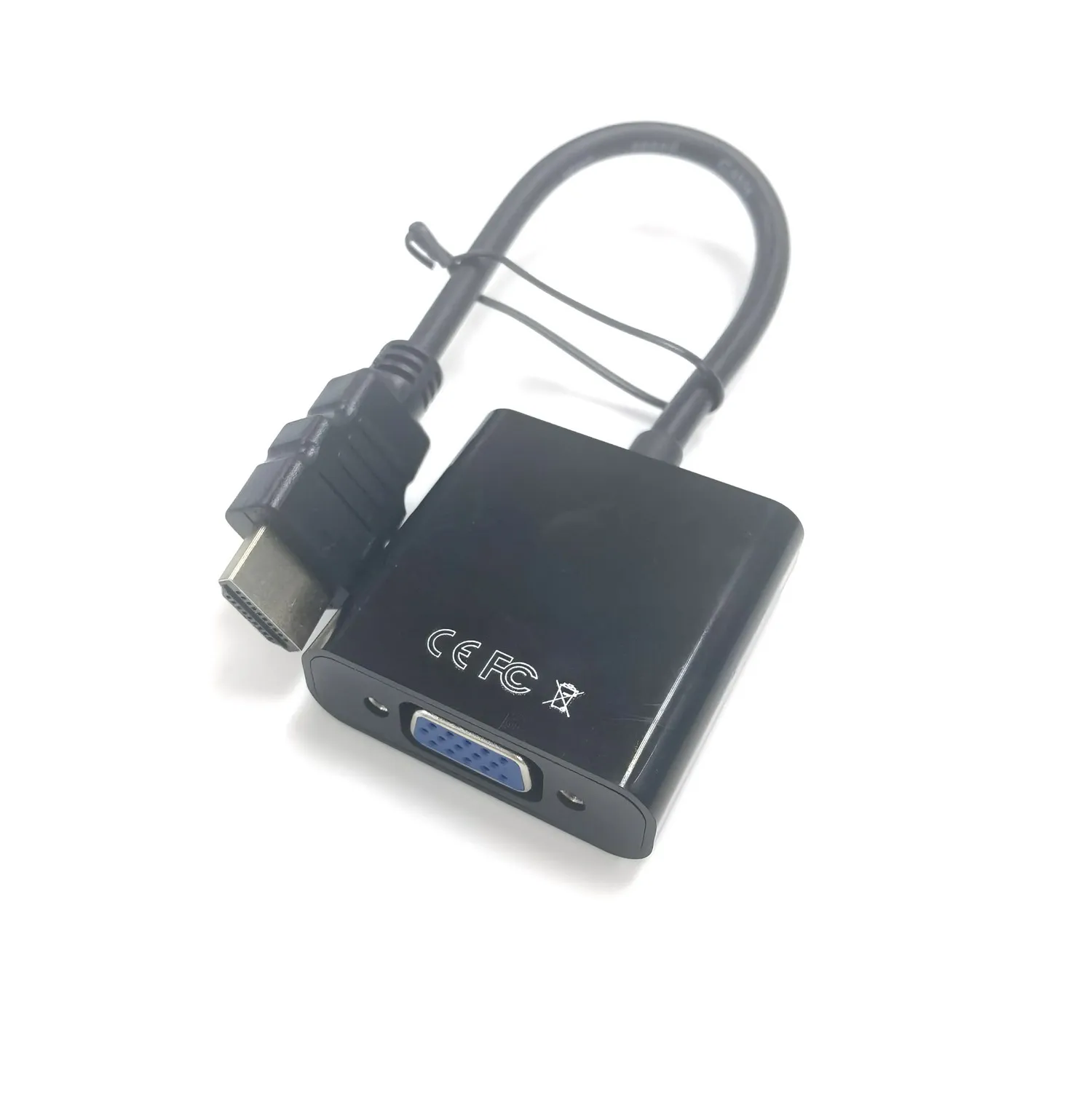 High Quality cheap price 1080P HD to VGA Adapter male to female adaptor HDMI Audio Video Cable