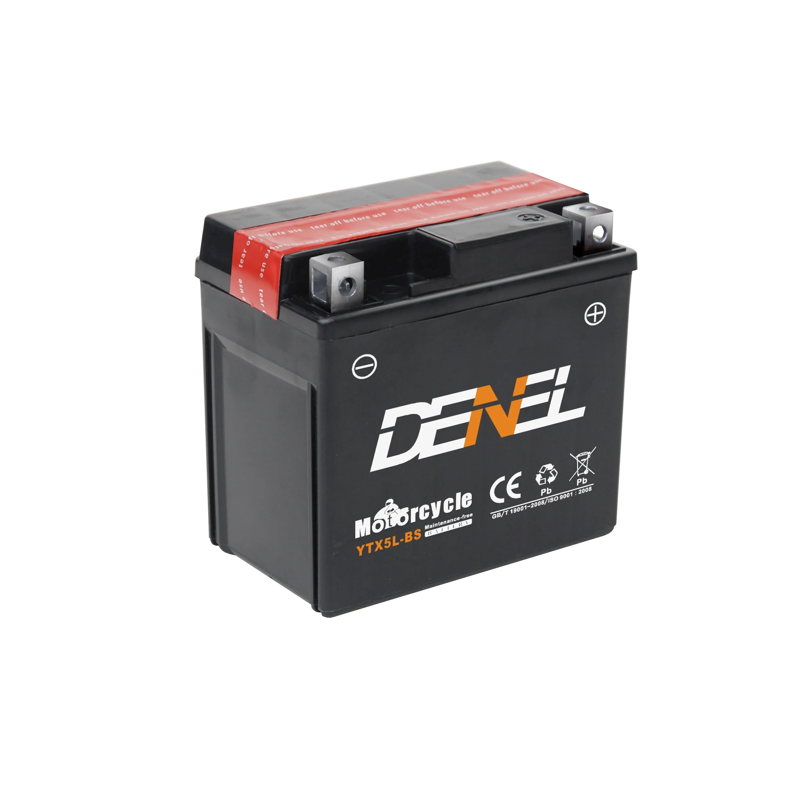 China manufacture motorcycle battery 12v5ah YTX5L-BS starter lead acid batteries