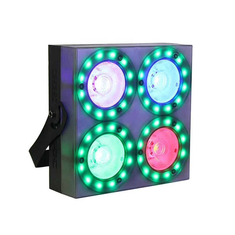 Рождественский декоративный светильник 4x30 Вт осветительный прибор SMD5050 RGB сценический светодиодный для клуба диджея дискотеки вечеринки KTV устройство свадебной шоу