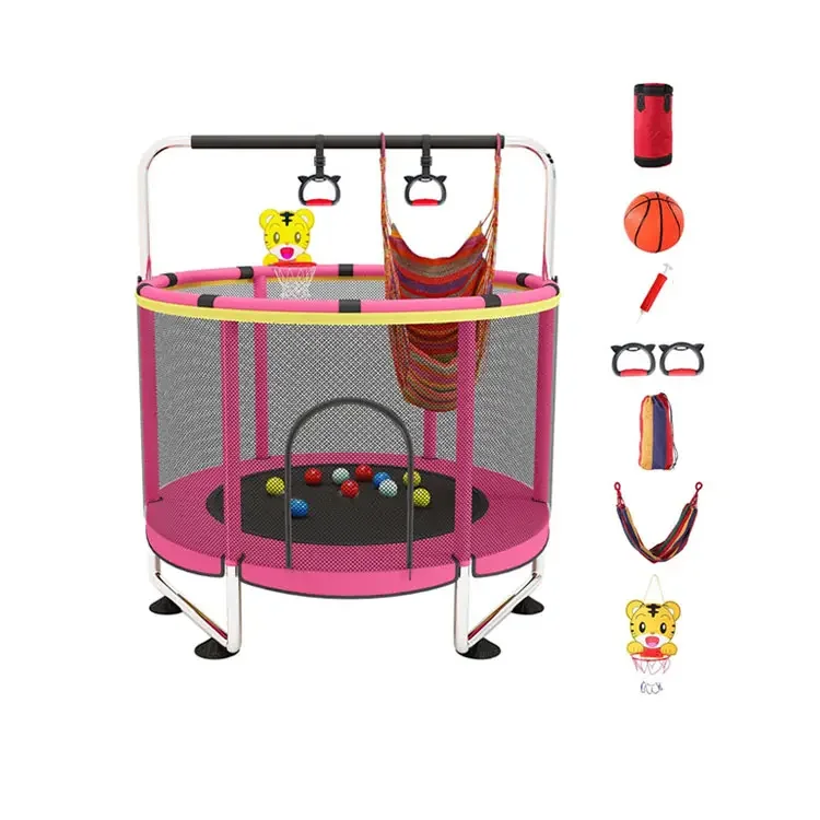 Kids Indoor Outdoor Small Trampoline Exercise Jumping Trampoline For Kids Trampoline With Safety Net