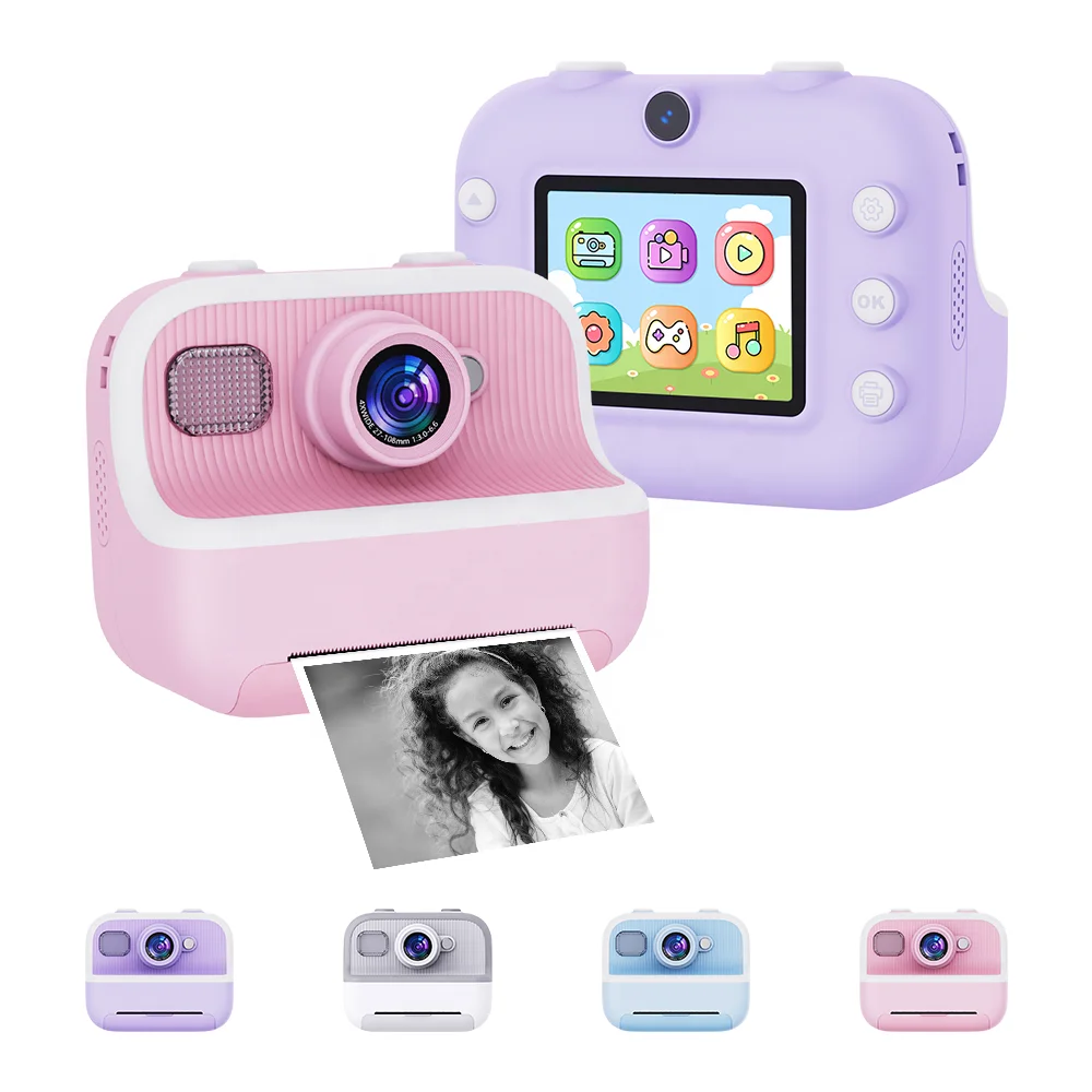 YMX CAM8 Electrical Electric Educatoryl Outdoor Learning Kindergarten Toy Children Print Camera for Kids Children Boy Girl Baby