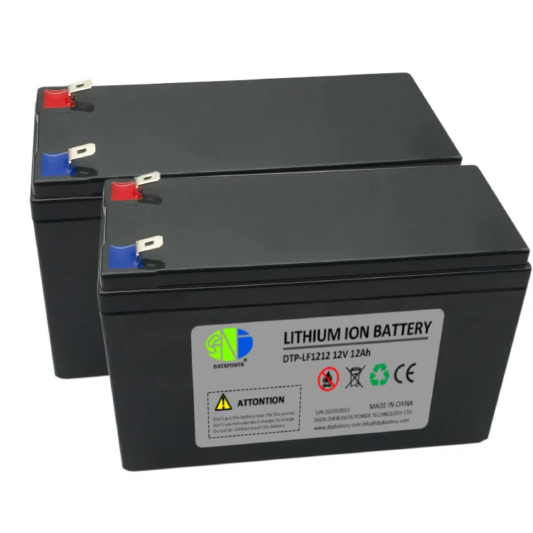 12V 6Ah 12Ah Rechargeable Cylindrical Lifepo4 battery pack for Solar System