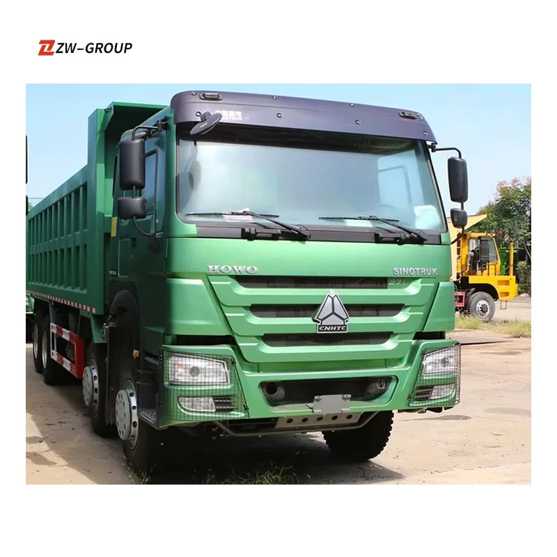 Sinotruk HOWO 8*4 Used Dump Truck Diesel Engine 20 Cubic 30 40 Tons Dump Tipper Cargo Truck 12 wheel dump truck