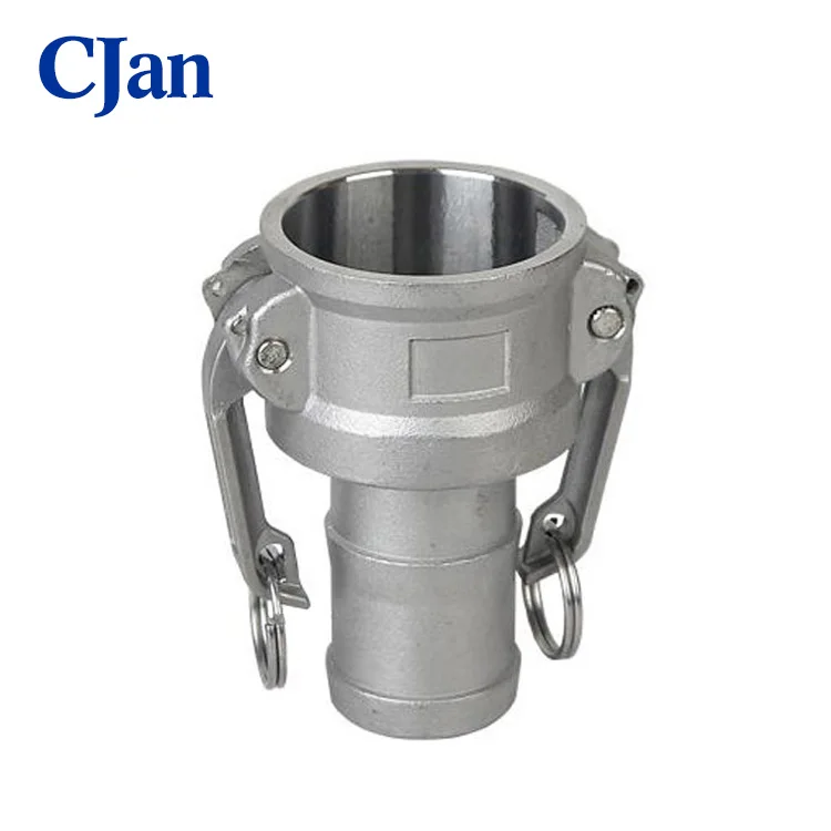 Stainless steel quick coupling camlock type B for hose fitting SS316 NPT